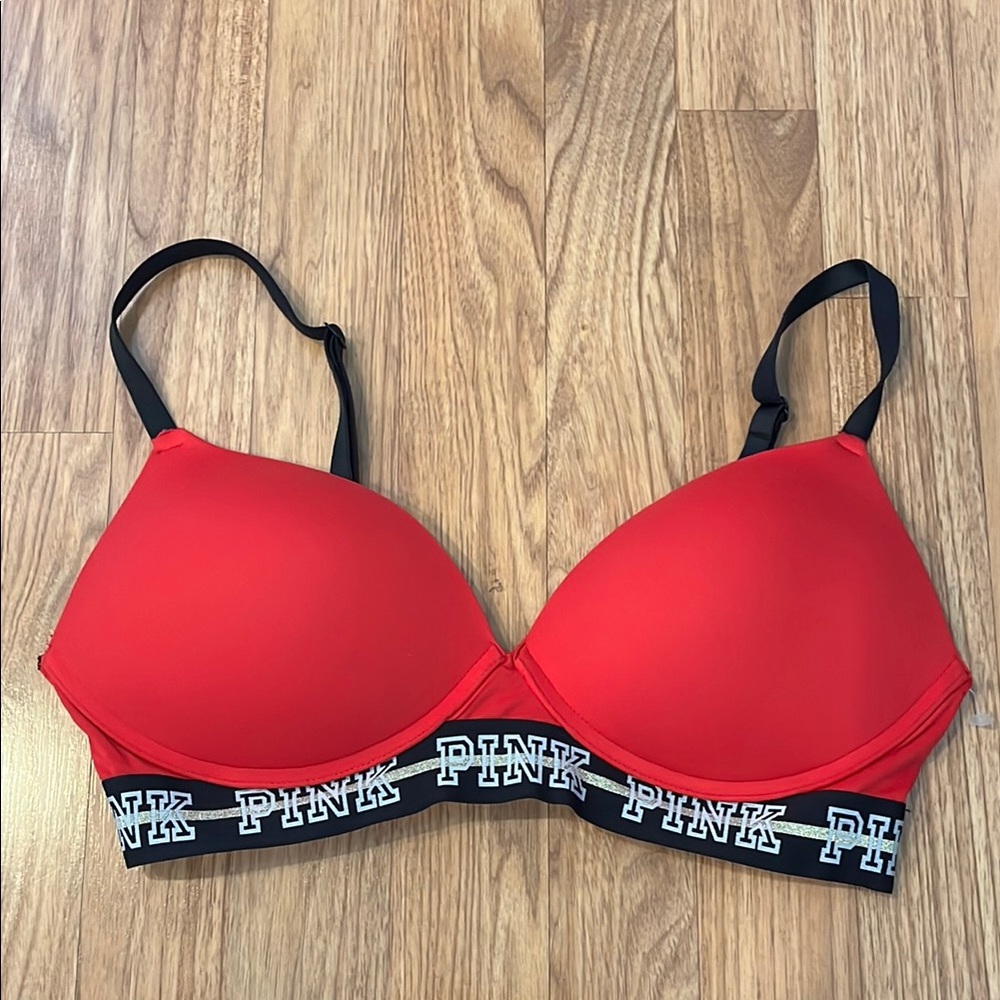 PINK Victoria's Secret Red Bra